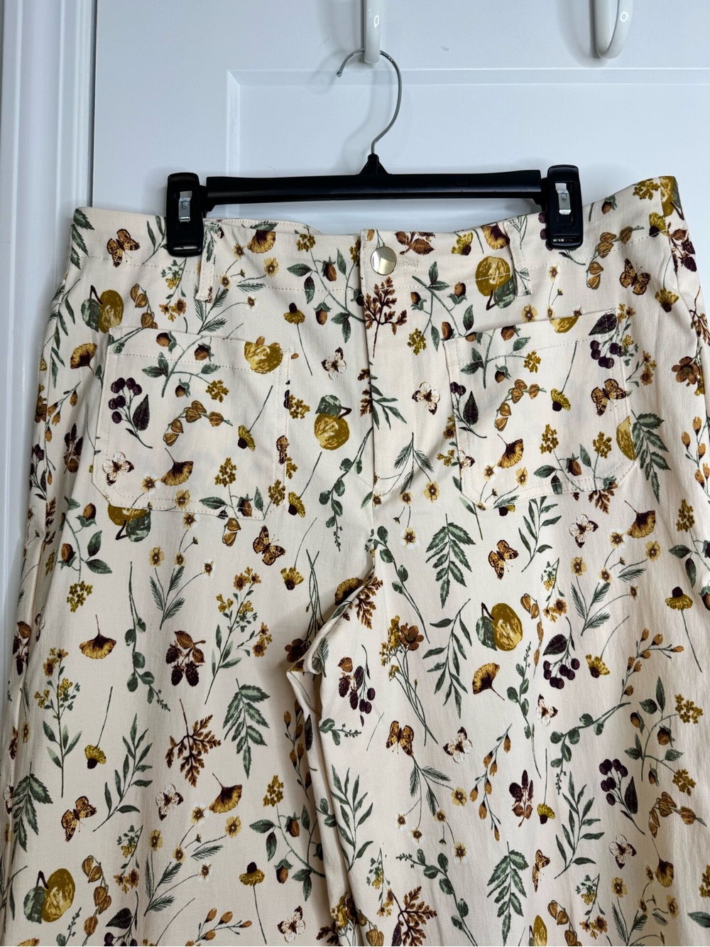Jules & Leopold Fall Print Crop Pants - Picture 3 of 7